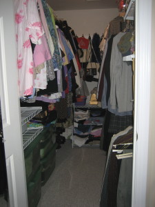 Organized client closet