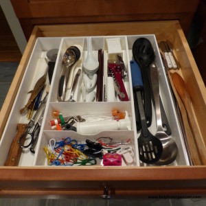 organized utensils