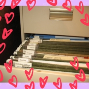 organized file drawer